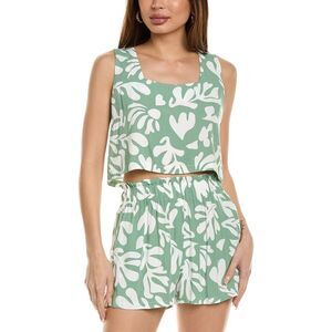 Brook + Lynn Womens  Top, Green